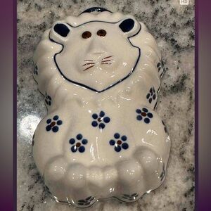 Vintage polish pottery hand crafted 6in